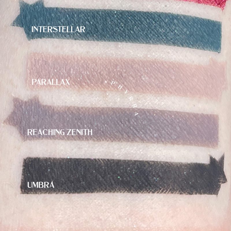 Sydney Grace Co Quintessence Palette Swatches on Very Fair Skin