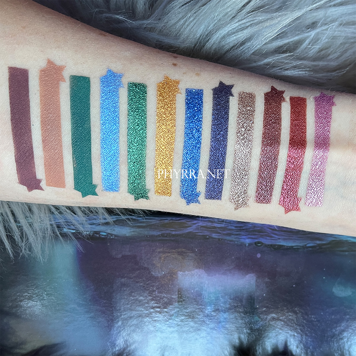 Temptalia Sydney Grace Co Radiant Reflection Swatches on Fair Skin