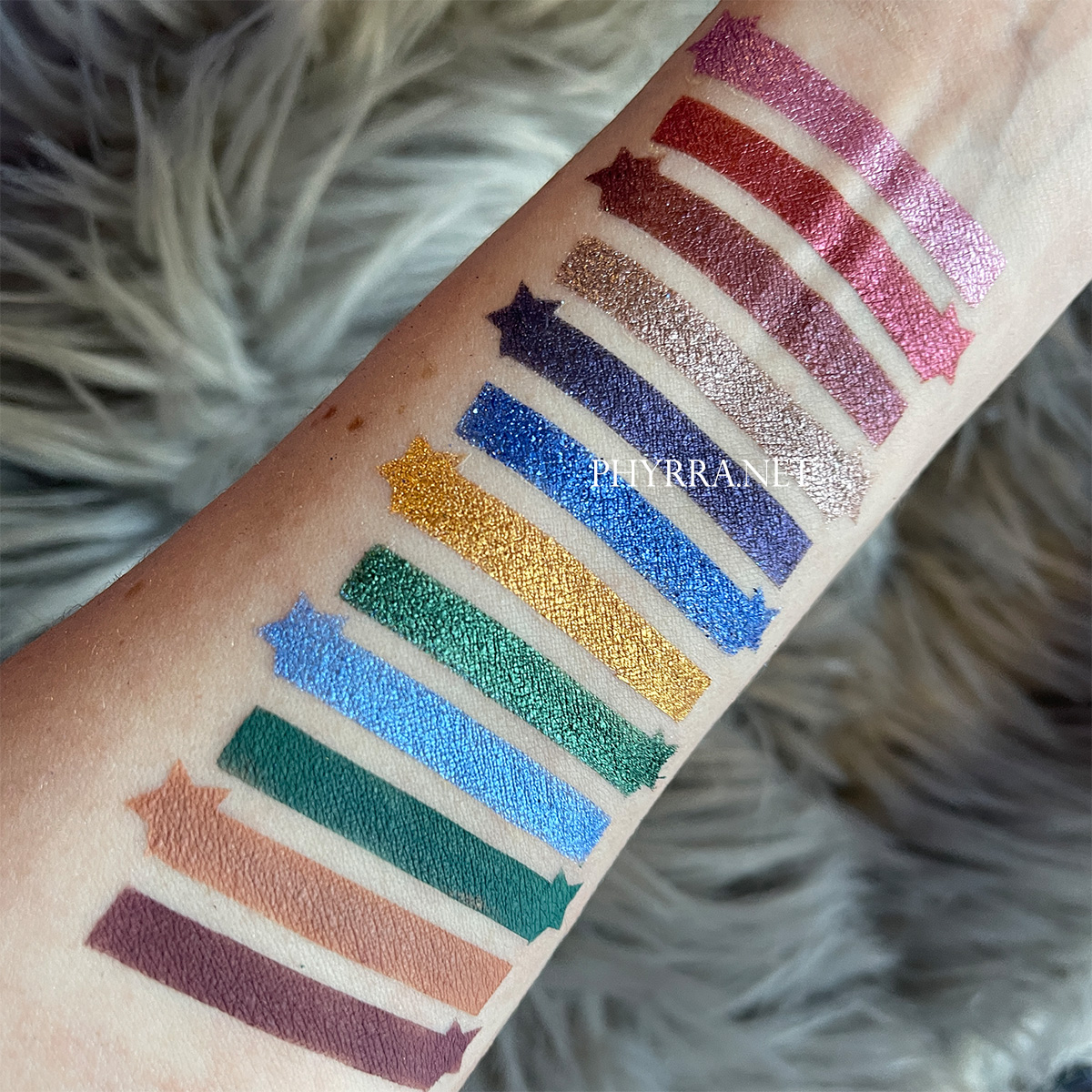 Sydney Grace Co Radiant Reflection Swatches on Pale Skin