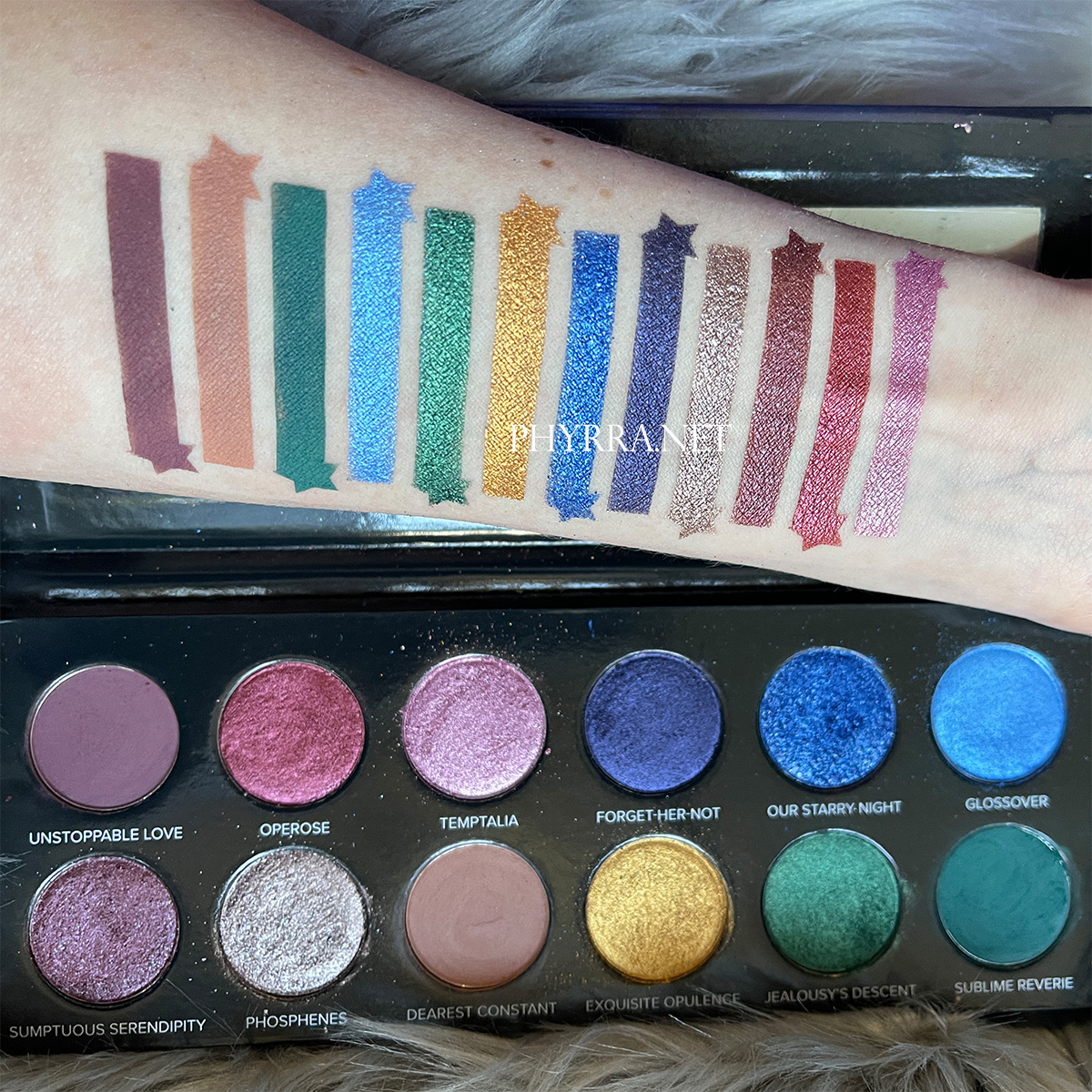 Sydney Grace Co Radiant Reflection Palette Swatches on Very Fair Skin