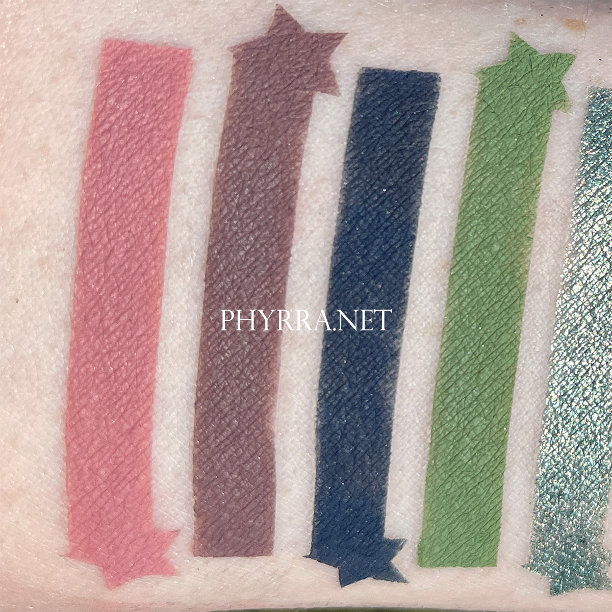 Sydney Grace Co Radiant Reflection Palette Swatches on Very Fair Skin