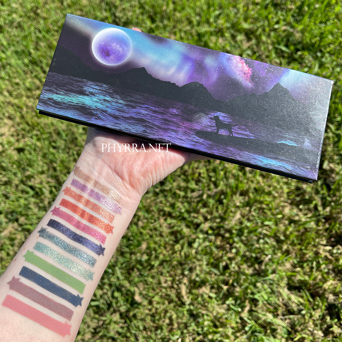 Sydney Grace Co Radiant Reflection Palette Swatches on Very Fair Skin