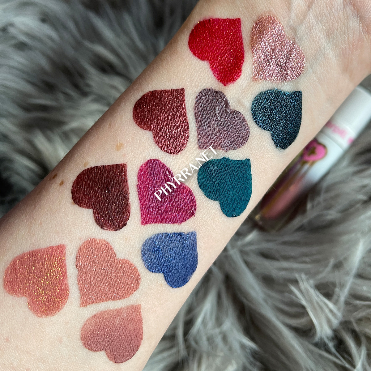 Light Skin Sugarpill Liquid Lip Color Swatches