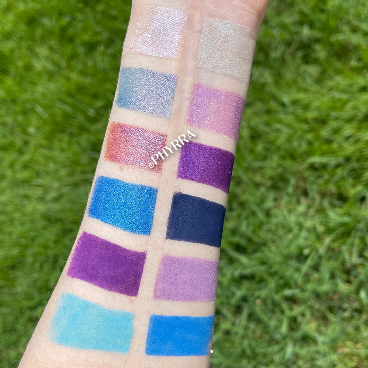 Pink Crush Metamorphosis Eyeshadow Swatches on Light Skin