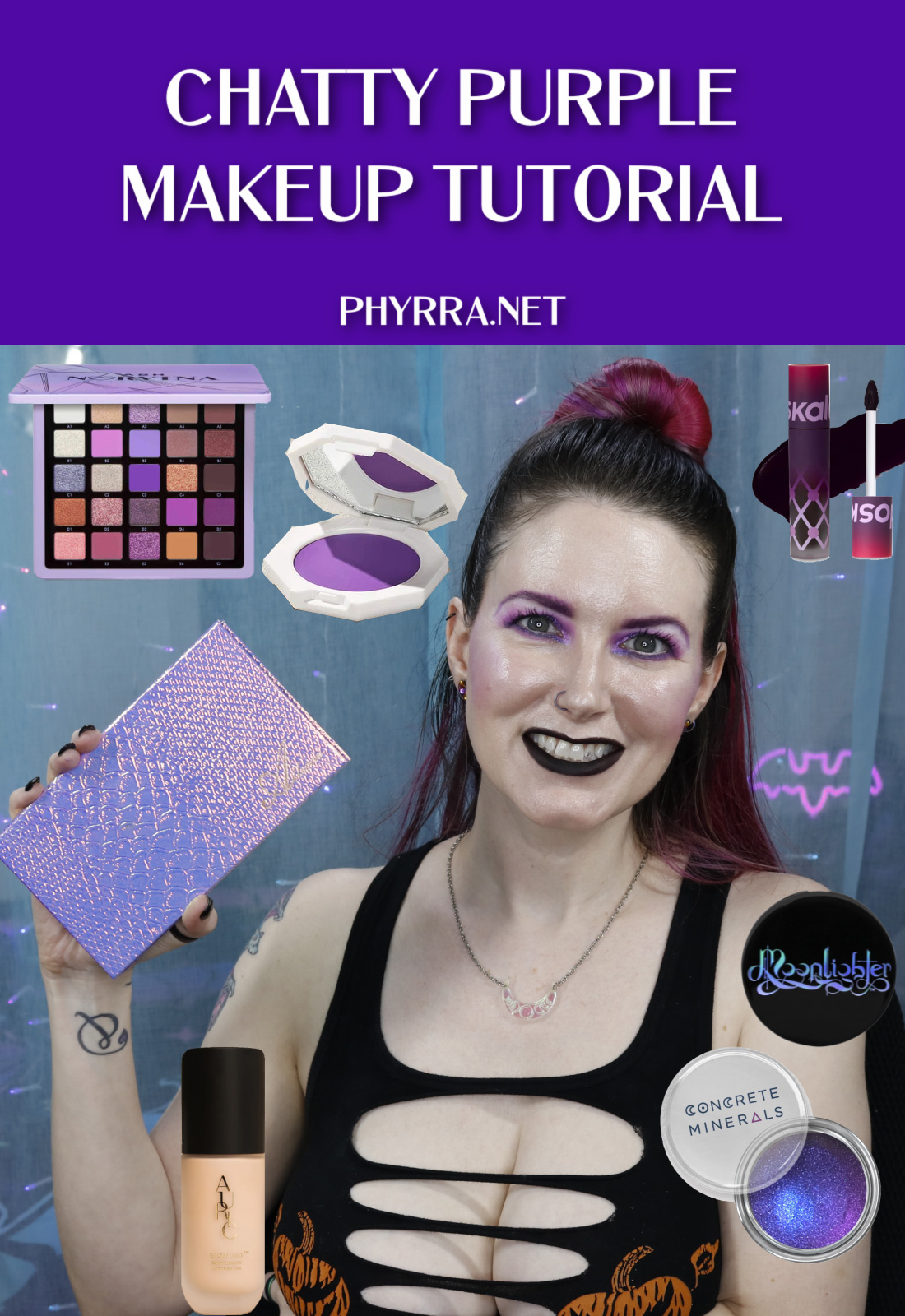 Chatty Purple Makeup Tutorial