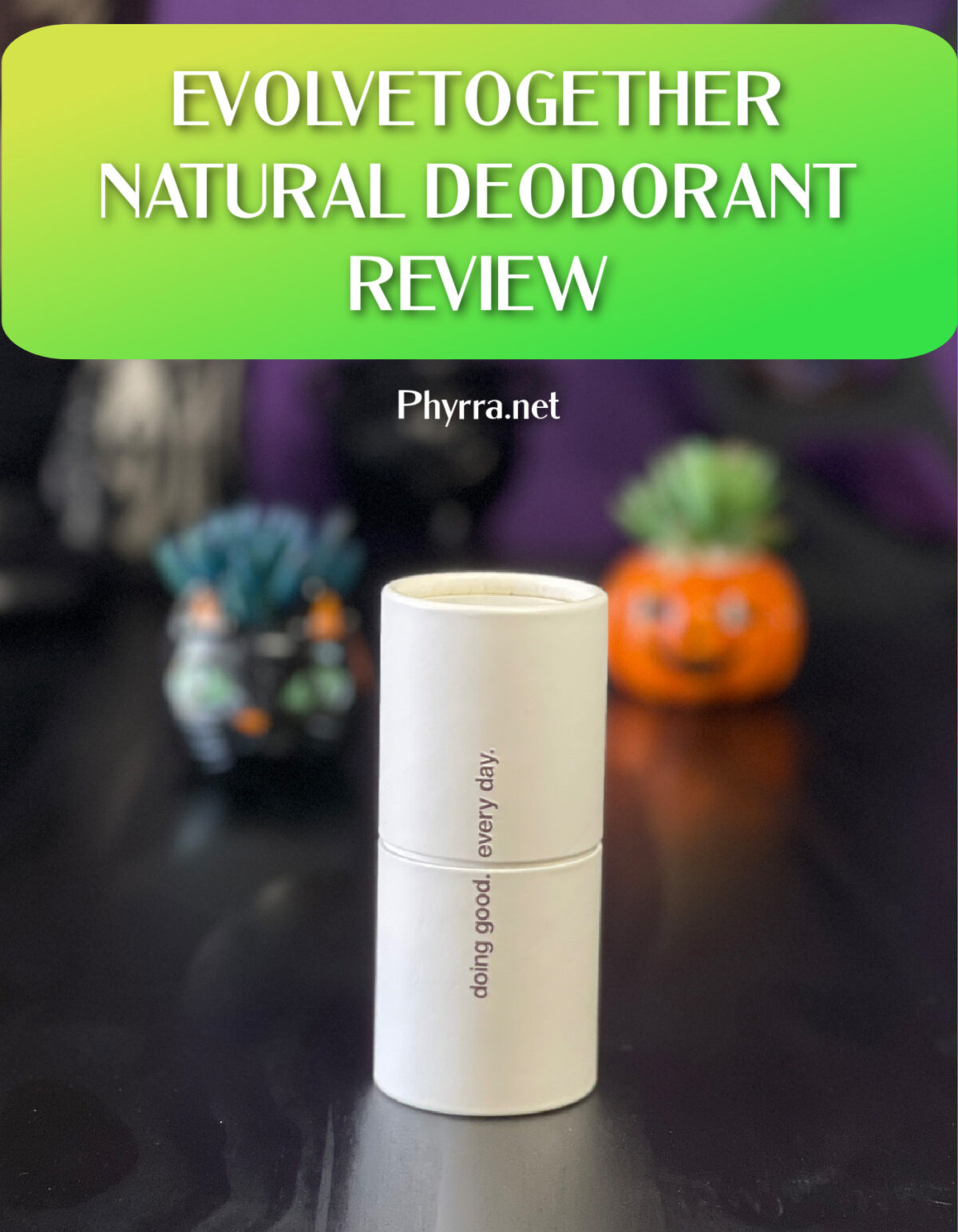 EvolveTogether Natural Deodorant Review