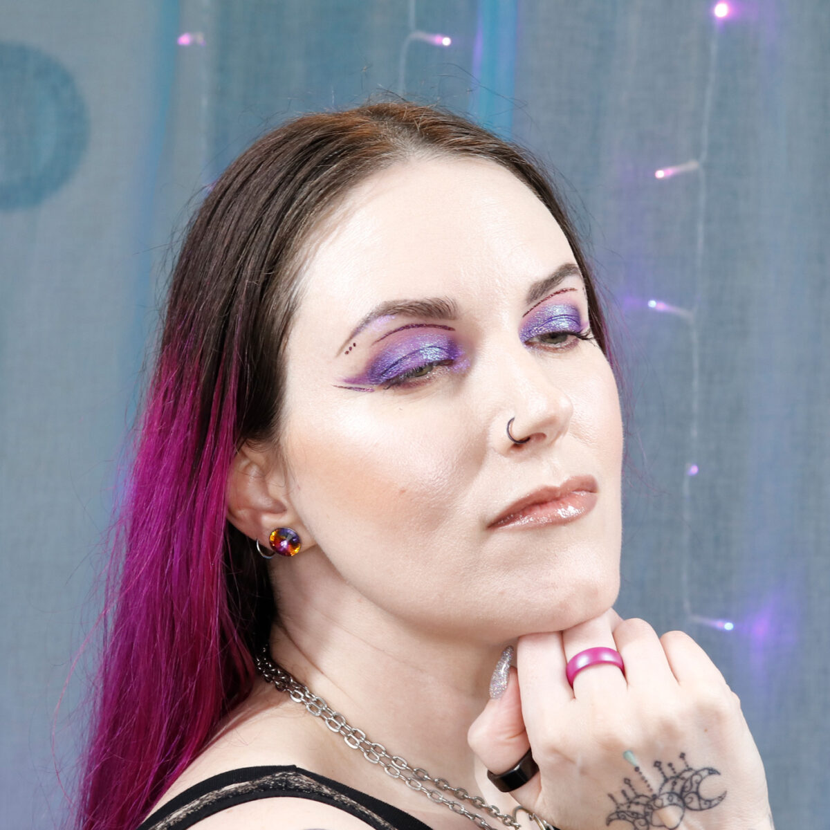 Wearing Auric Glow Lust in Morganite 2.0