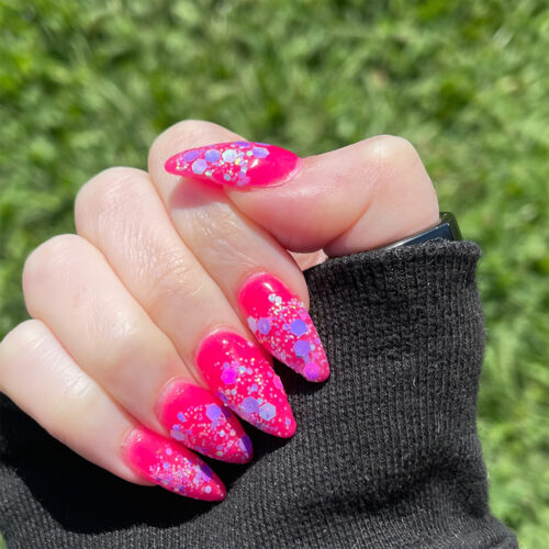Neon Spring Mani How To