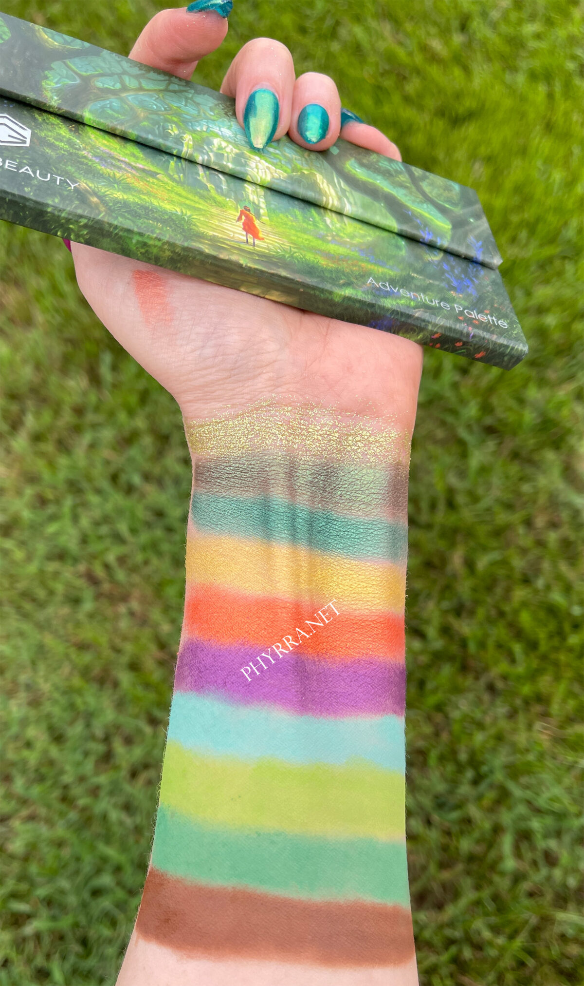 Game Beauty Adventure Swatches on Fair Skin