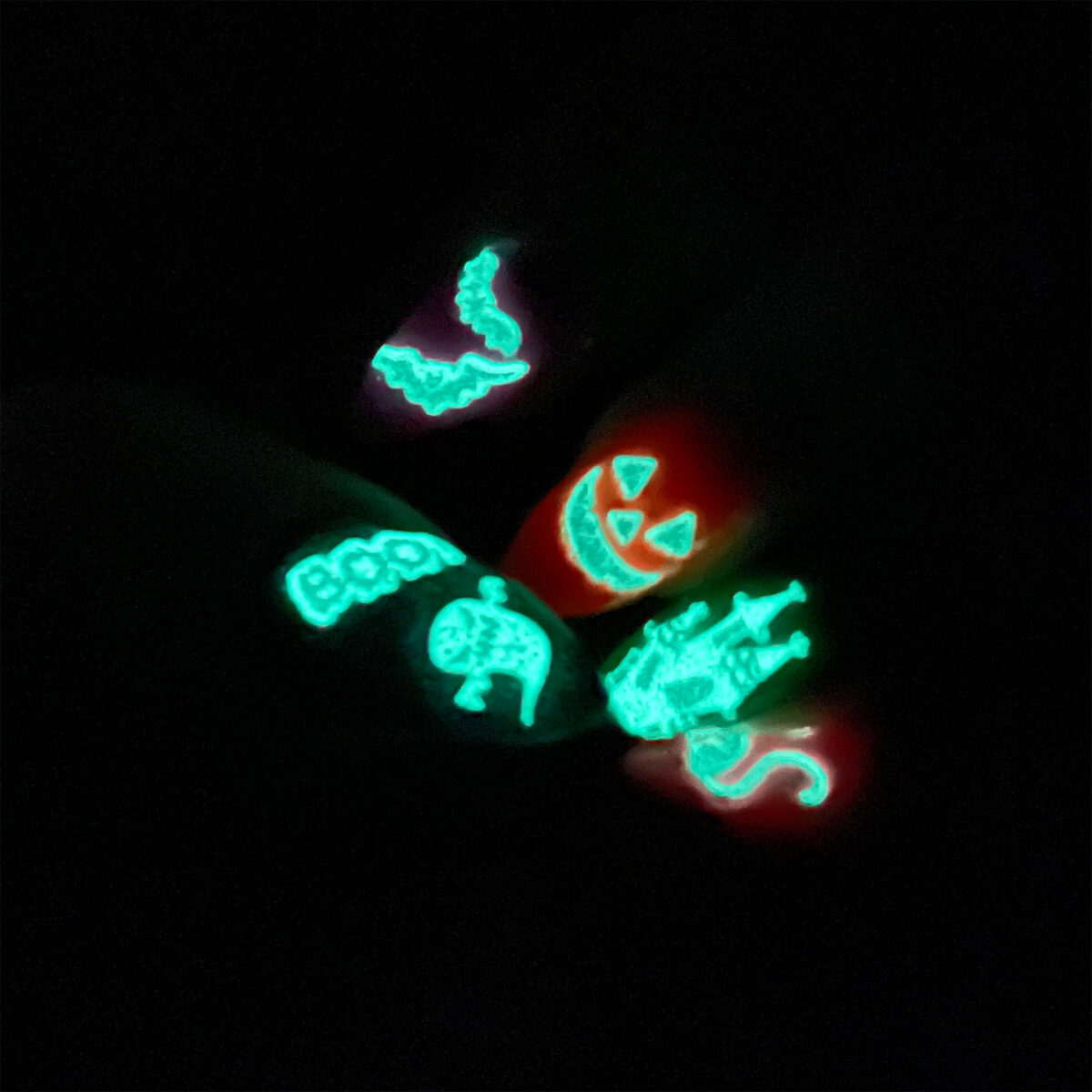 DIY Glow in the Dark Halloween Nail Art Tutorial for Beginners