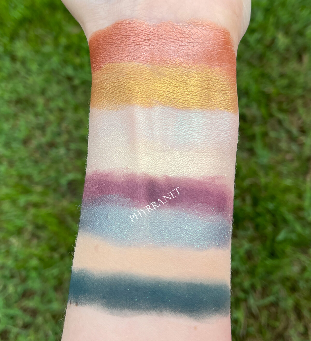 Lime Crime Prelude Chroma Swatches
