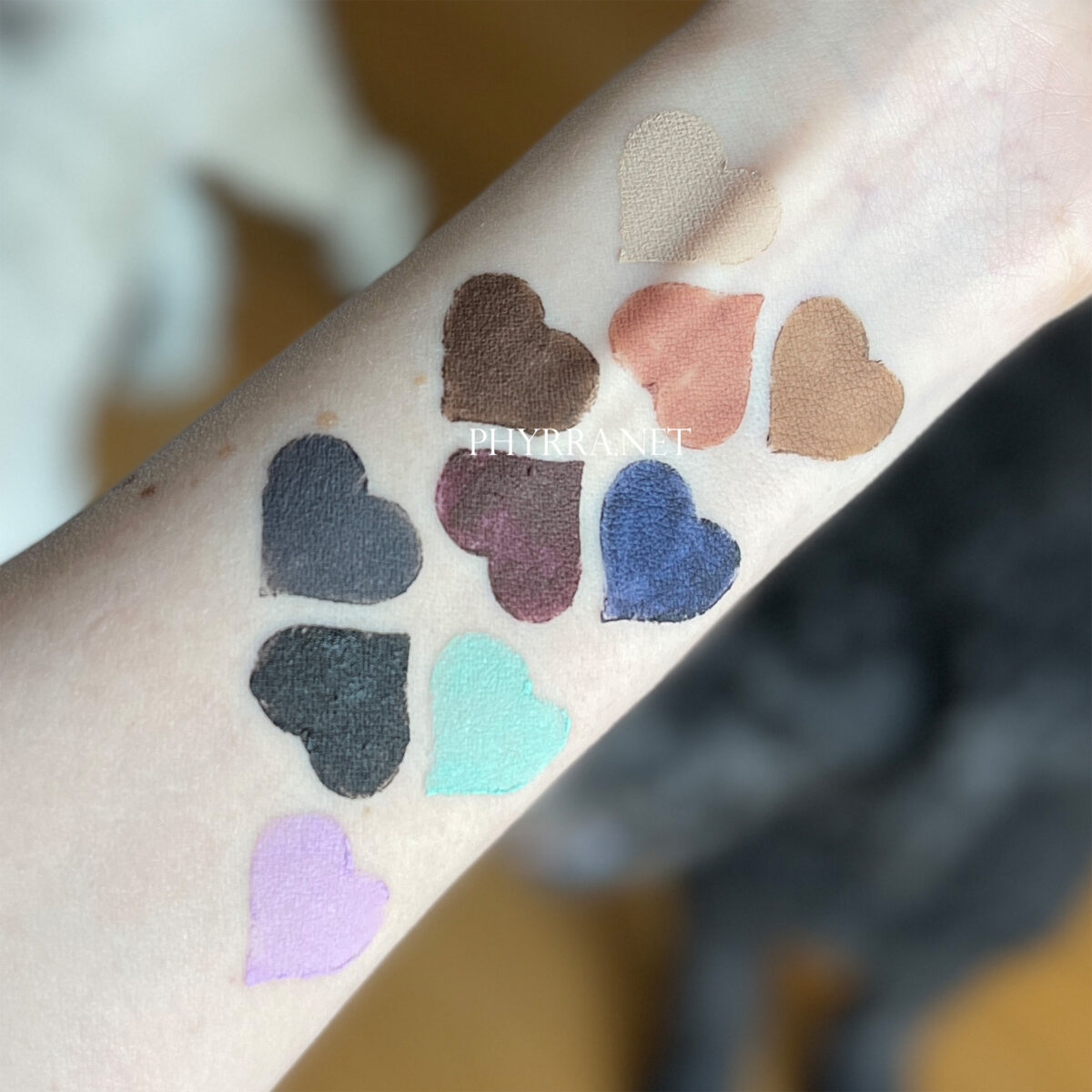 Longwearing Cupid's Arrow Longwear Stylo swatches on light skin