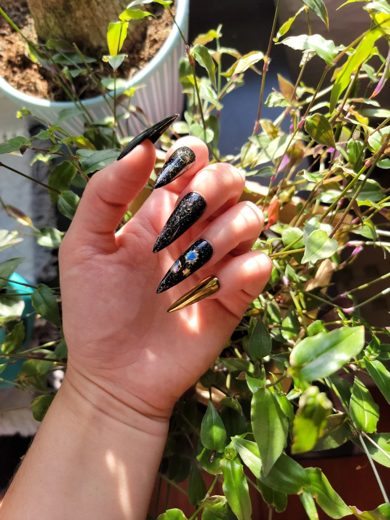 Celestial Witch Nails