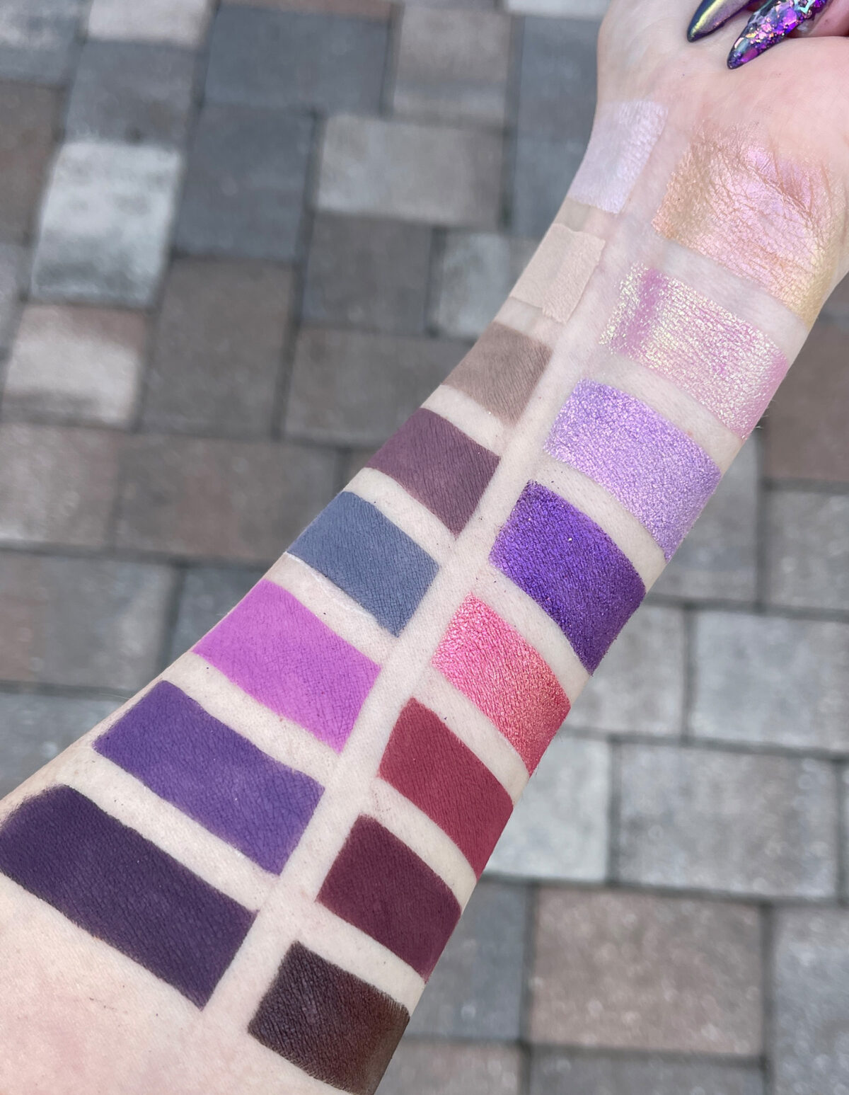 Vegan Indie Makeup Lethal Cosmetics Eyeshadow Swatches