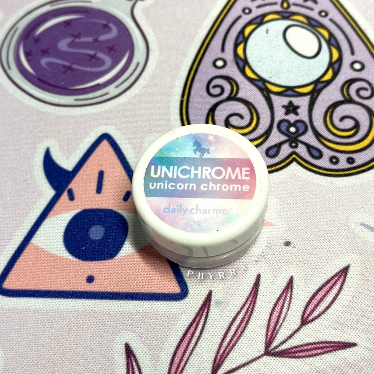 jar of Daily Charme Unichrome Unicorn Powder