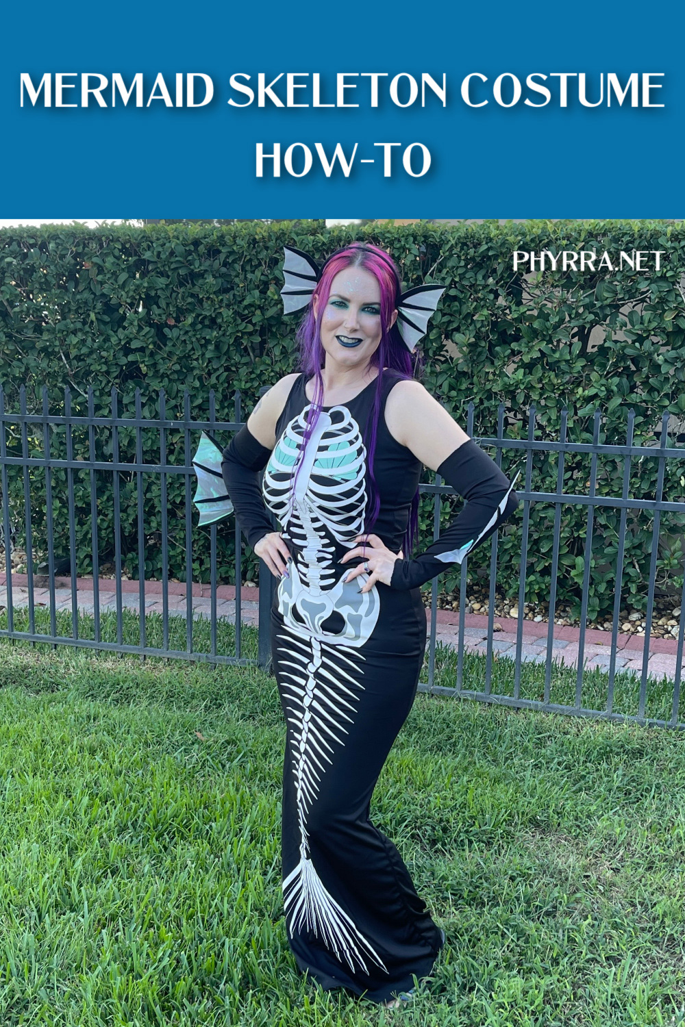 Mermaid Skeleton Costume How to Cosplay and Makeup