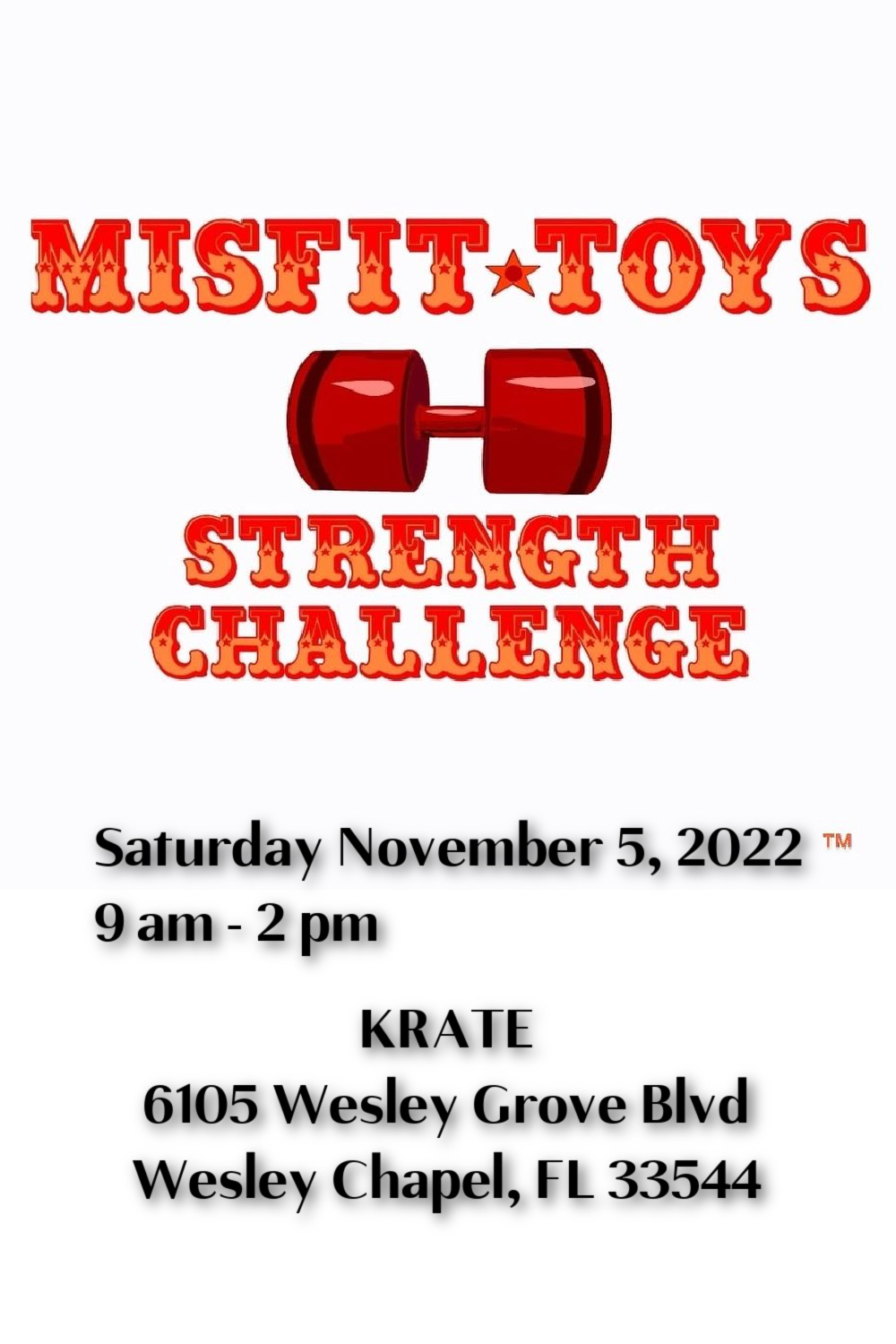 Misfit Toys Strength Challenge