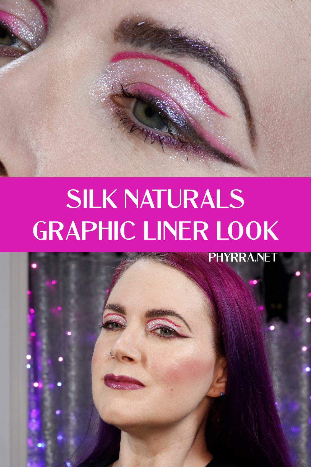 Silk Naturals Graphic Liner Look