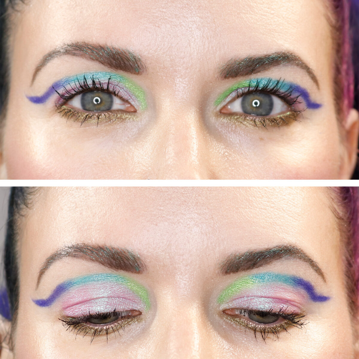 Colorful Graphic Makeup Tutorial