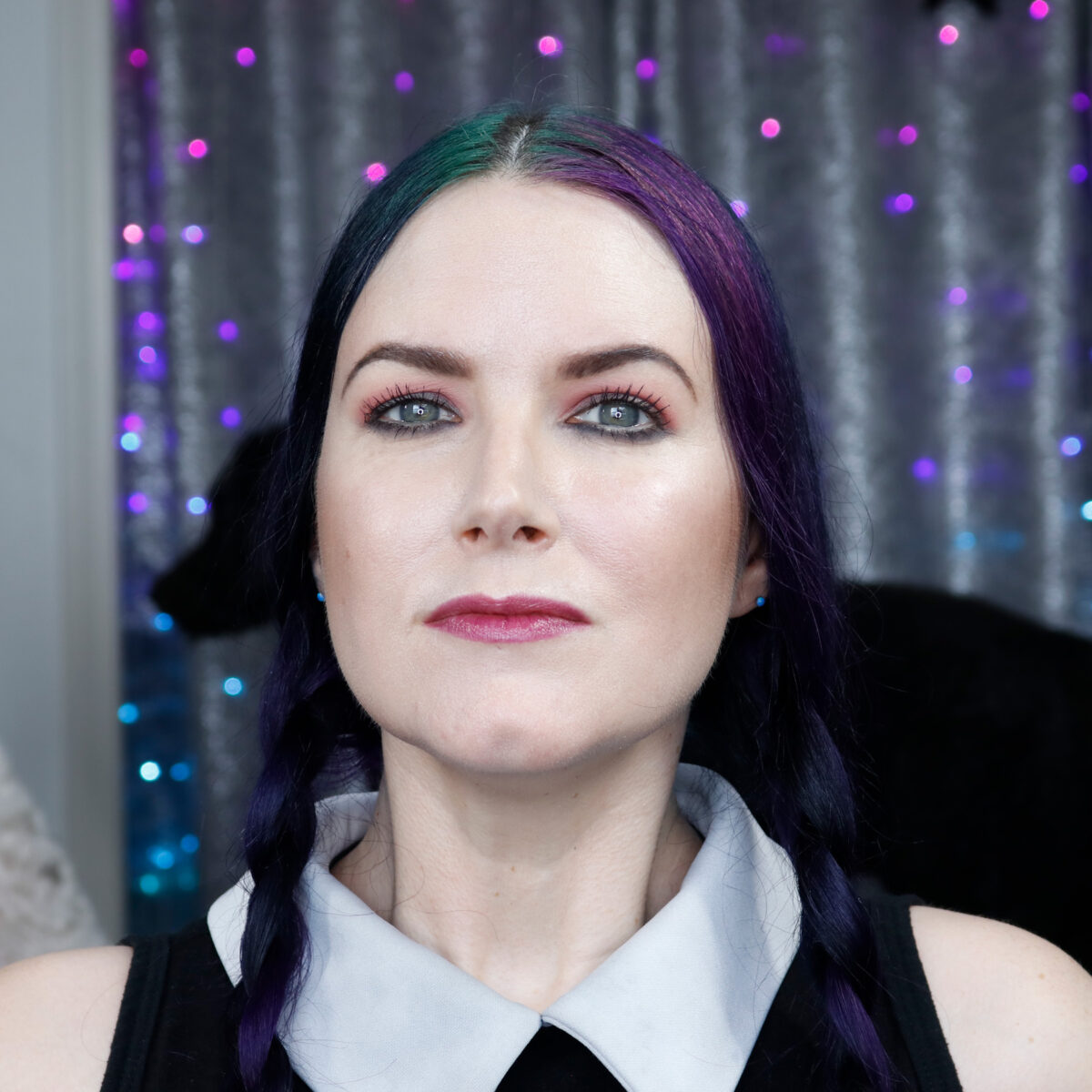 How to get the Wednesday Addams make-up look