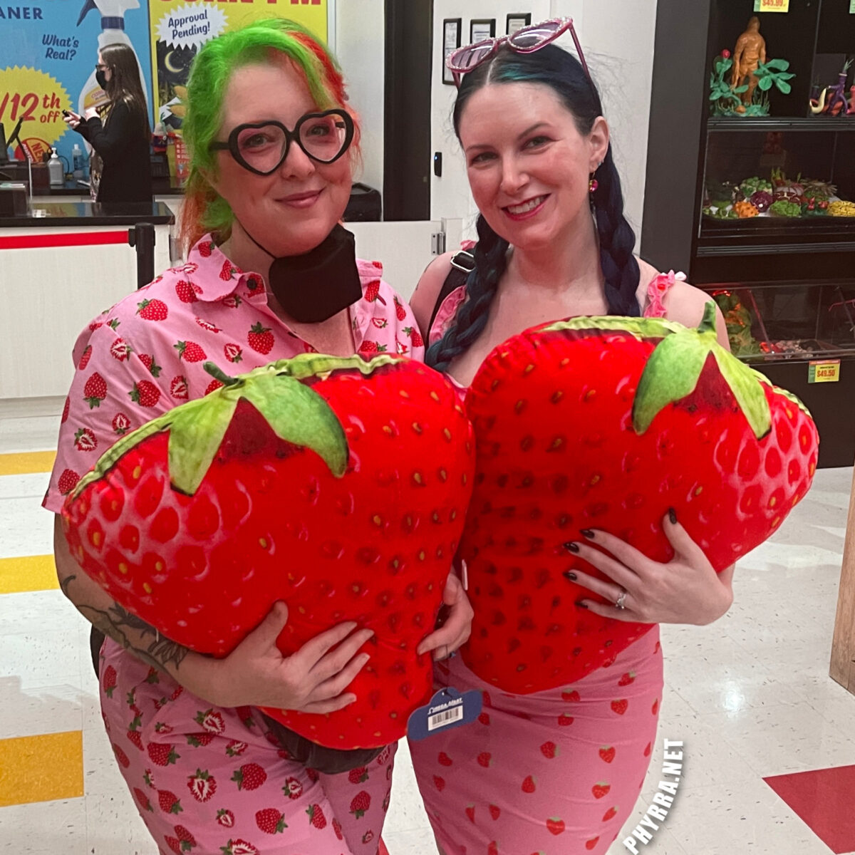 Strawberry Pillows in Omega Mart