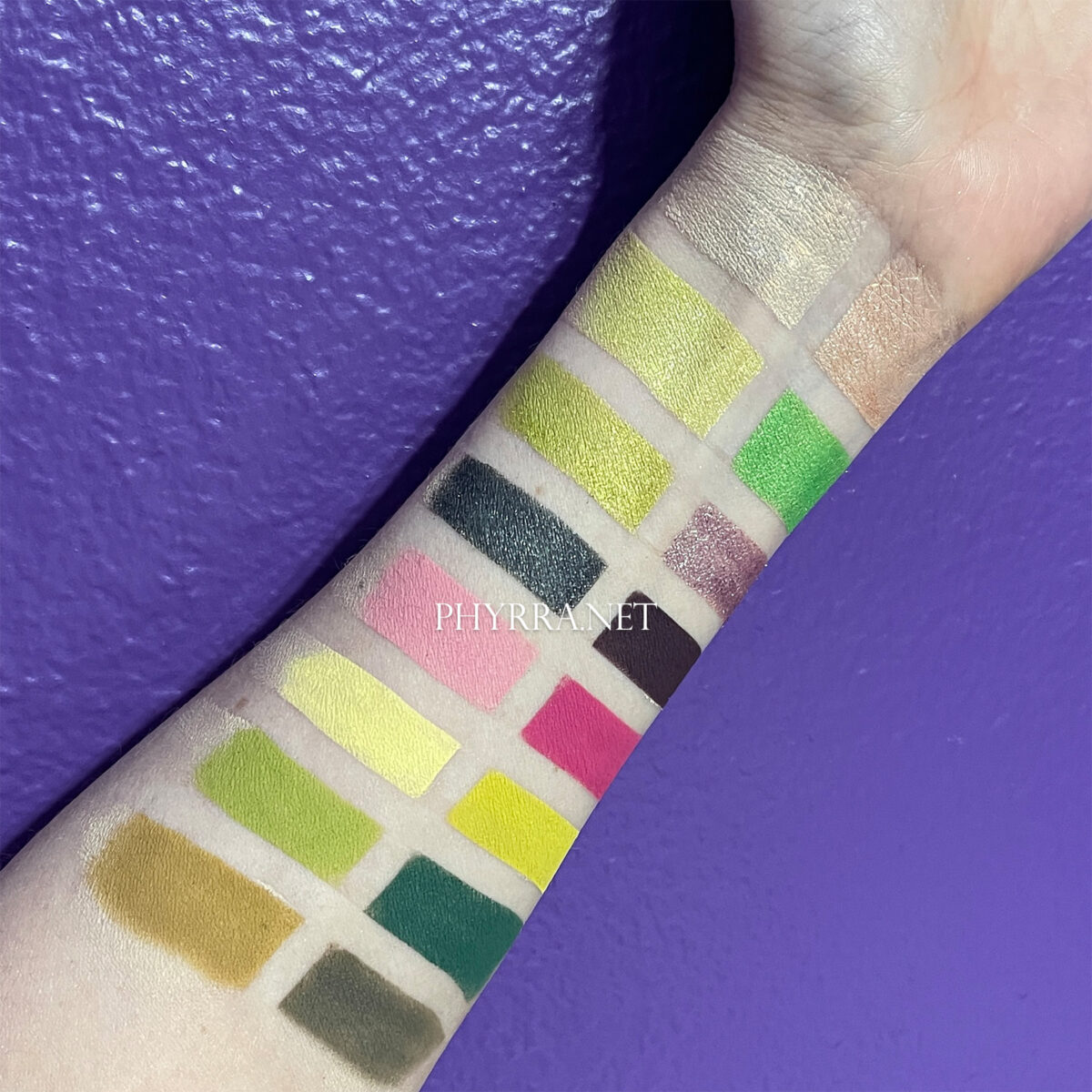 Angelica Nyqvist Hela Palette swatches