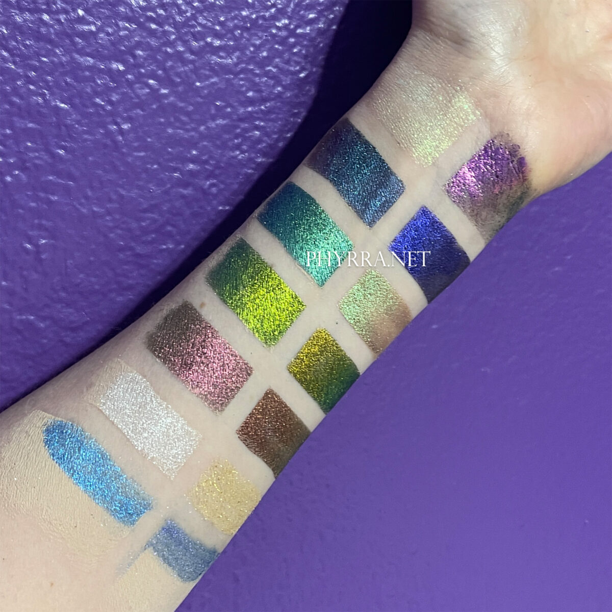 Danessa Myricks Lightwork IV Palette swatches