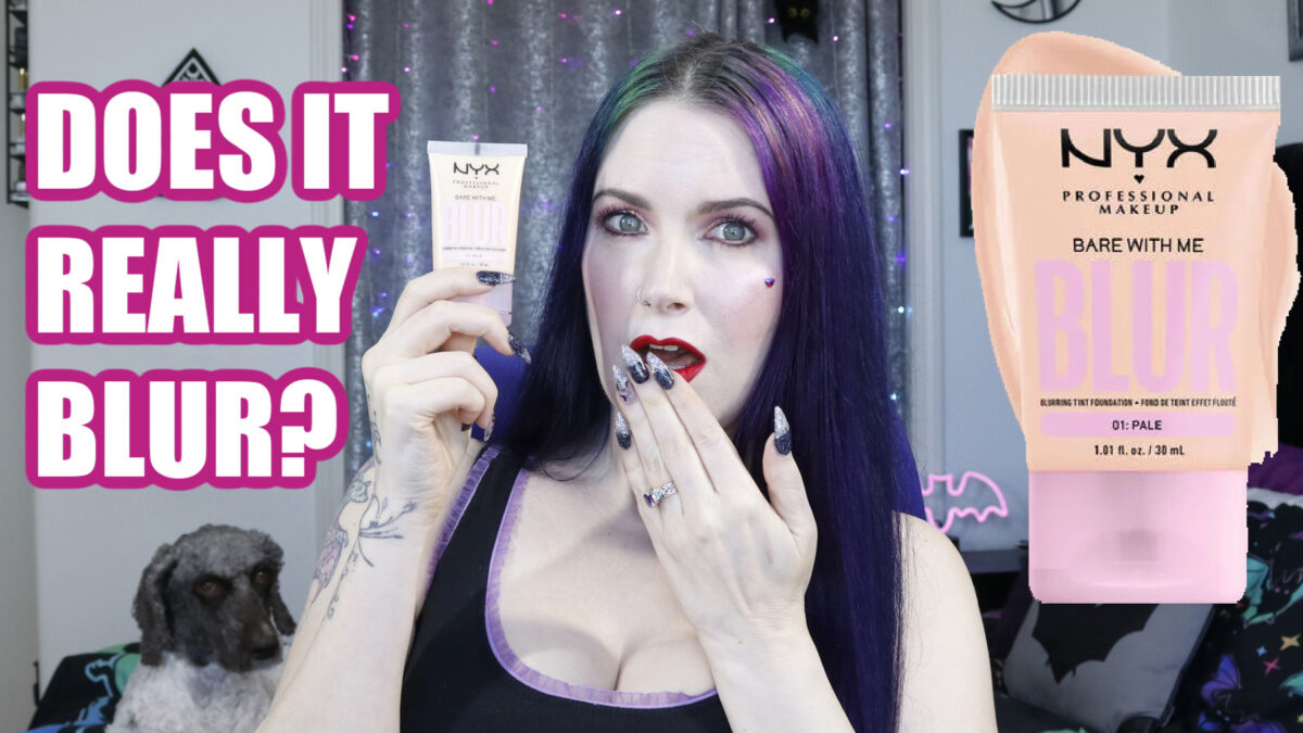 Nyx Bare With Me Blur Skin Tint Foundation Review Plus Wear Test