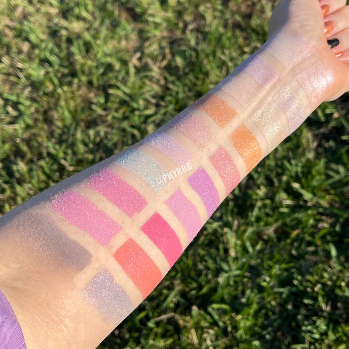Swatched on Light Skin, Aromaleigh Cheek Products