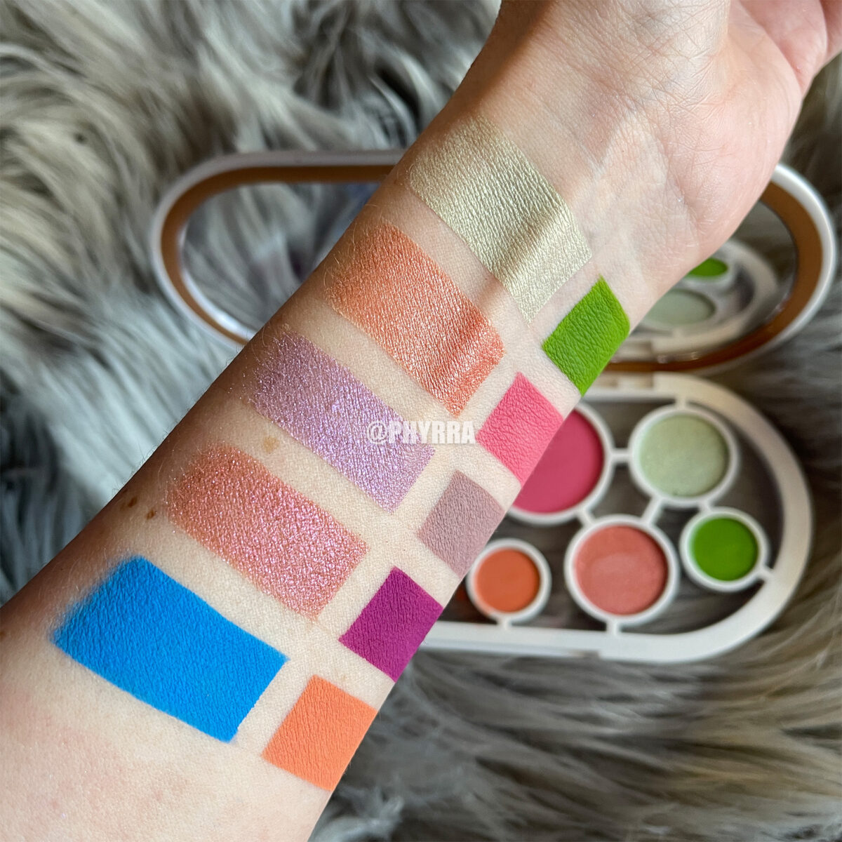 Sugarpill Anniversary Capsule Palette Review and Swatches on Fair Skin