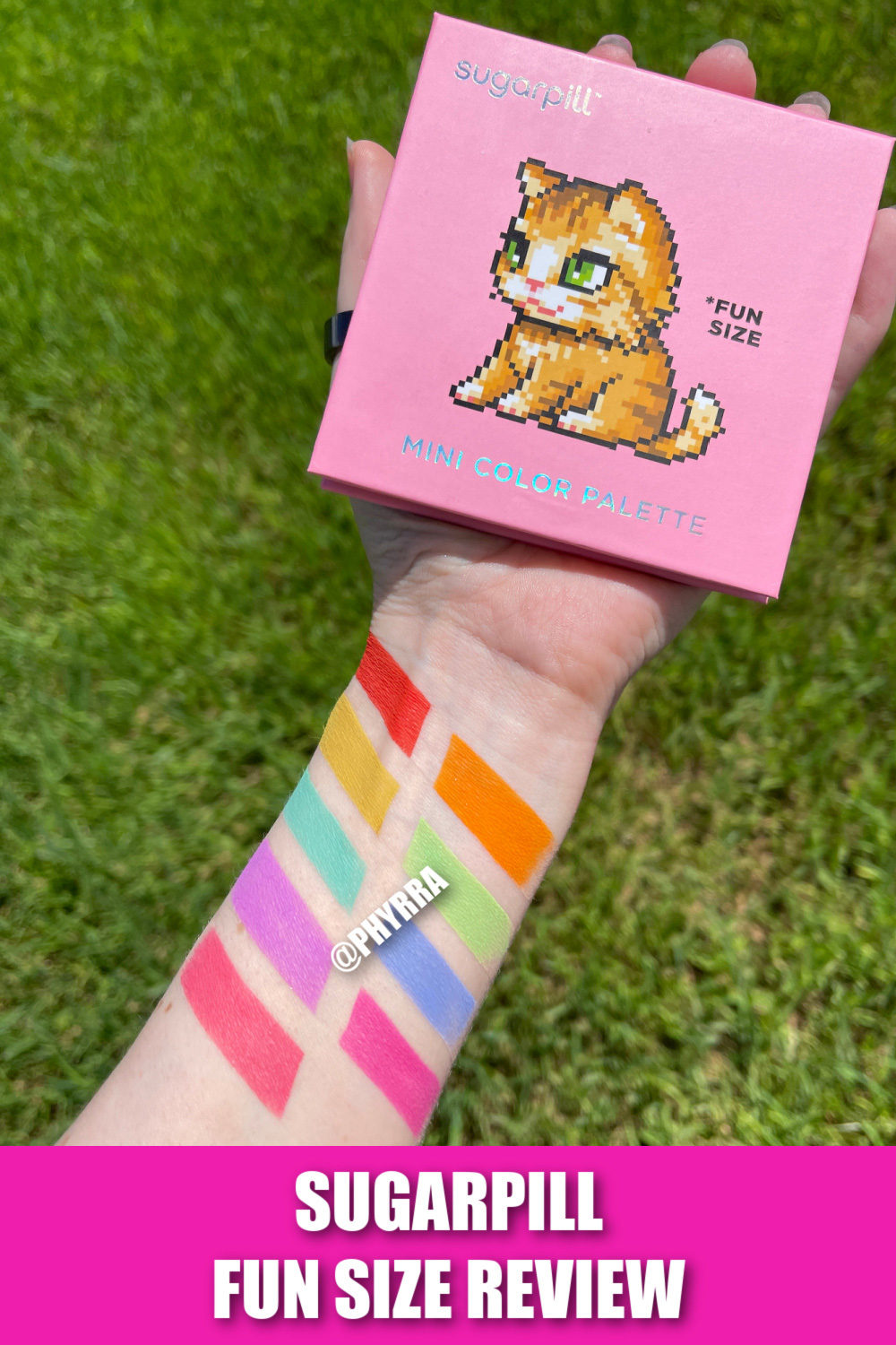 Sugarpill Fun Size Palette Review swatches