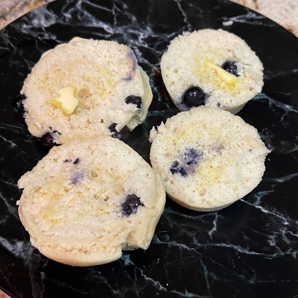 Buttered Ryse Fruity Crunch Protein Muffins