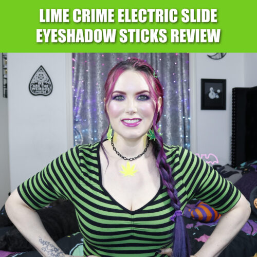 Lime Crime Electric Slide Eyeshadow Sticks Review