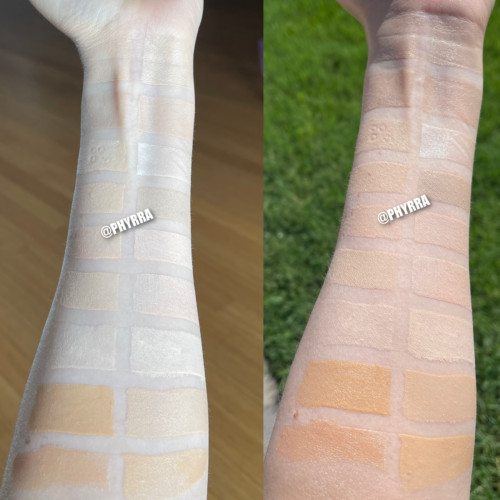 Missha BB Cream Swatches on Very Fair Neutral Cool Skin