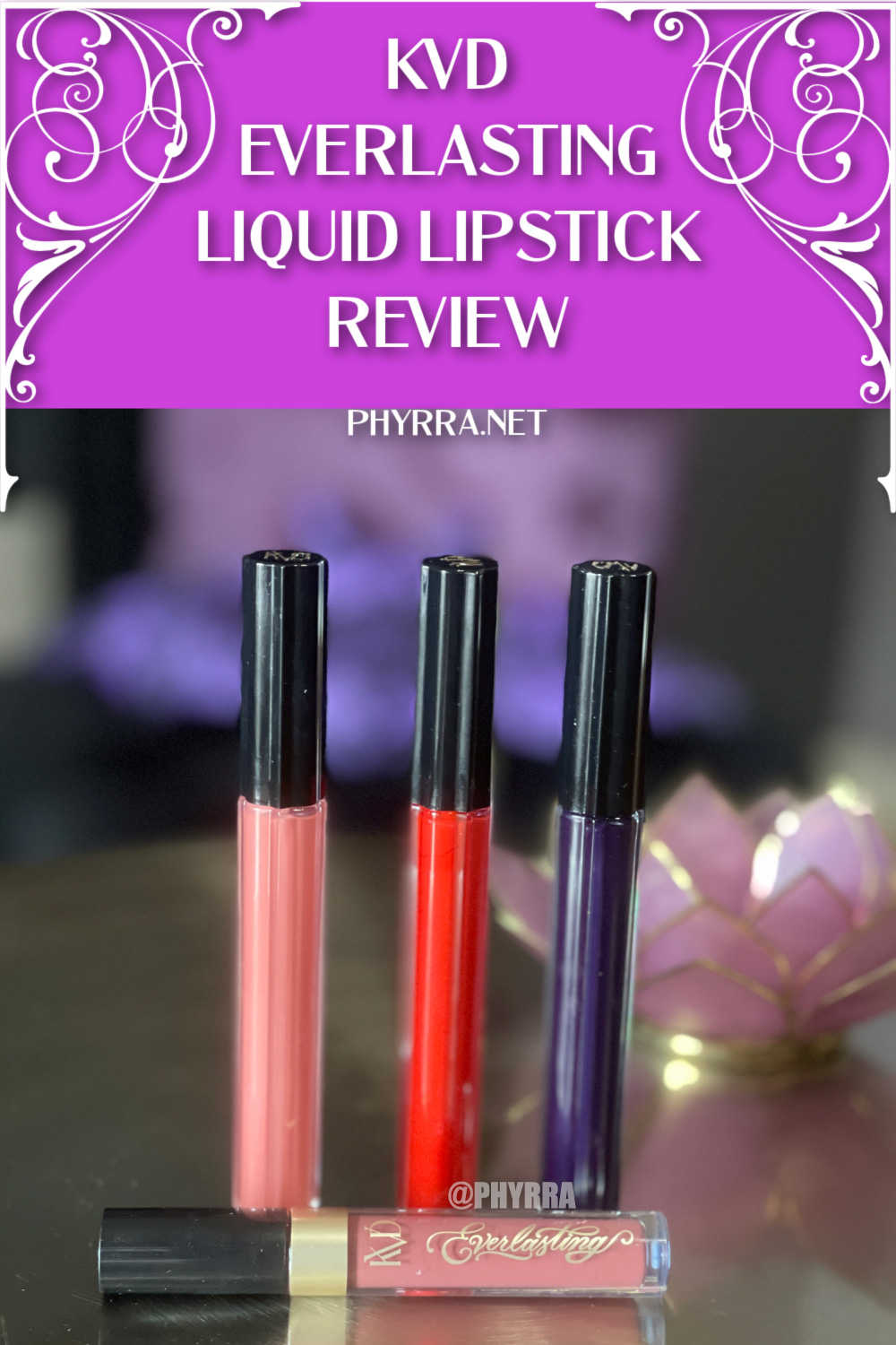 KVD Everlasting Hyperlight Liquid Lipstick Review and Swatches