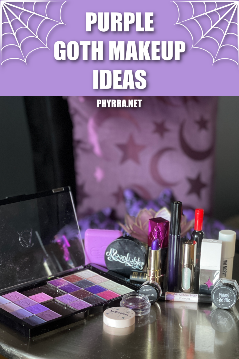 Purple Goth Makeup Ideas and Inspiration