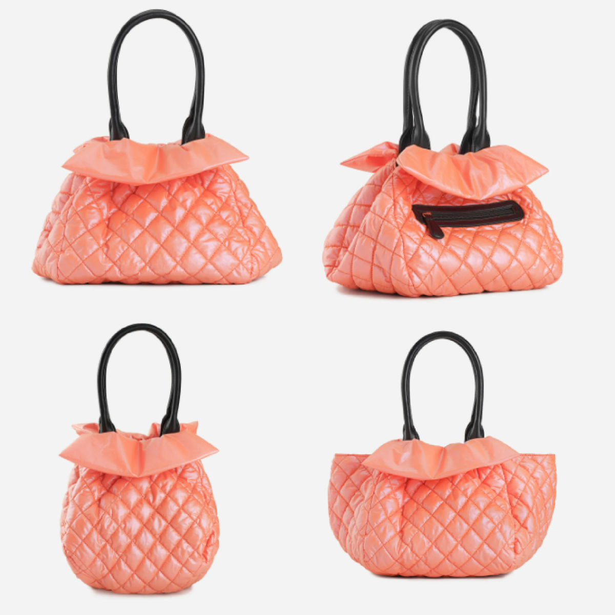 TIJN Orange Peel Harlow Bag - ways to shape