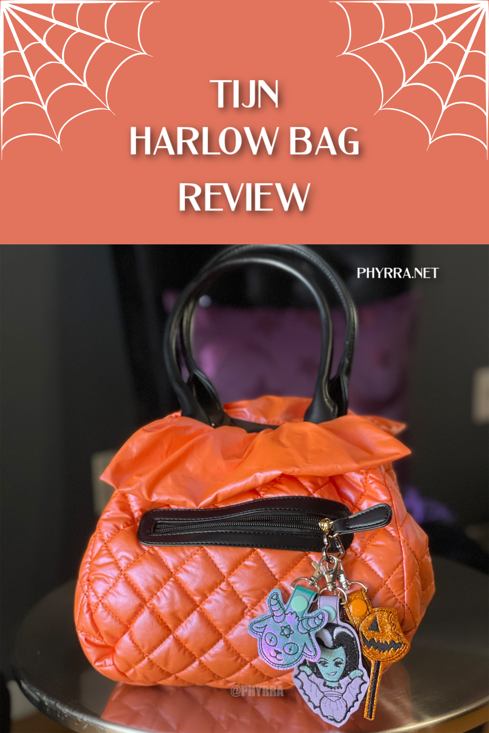 TIJN Orange Peel Harlow Bag Review and Outfit Inspiration
