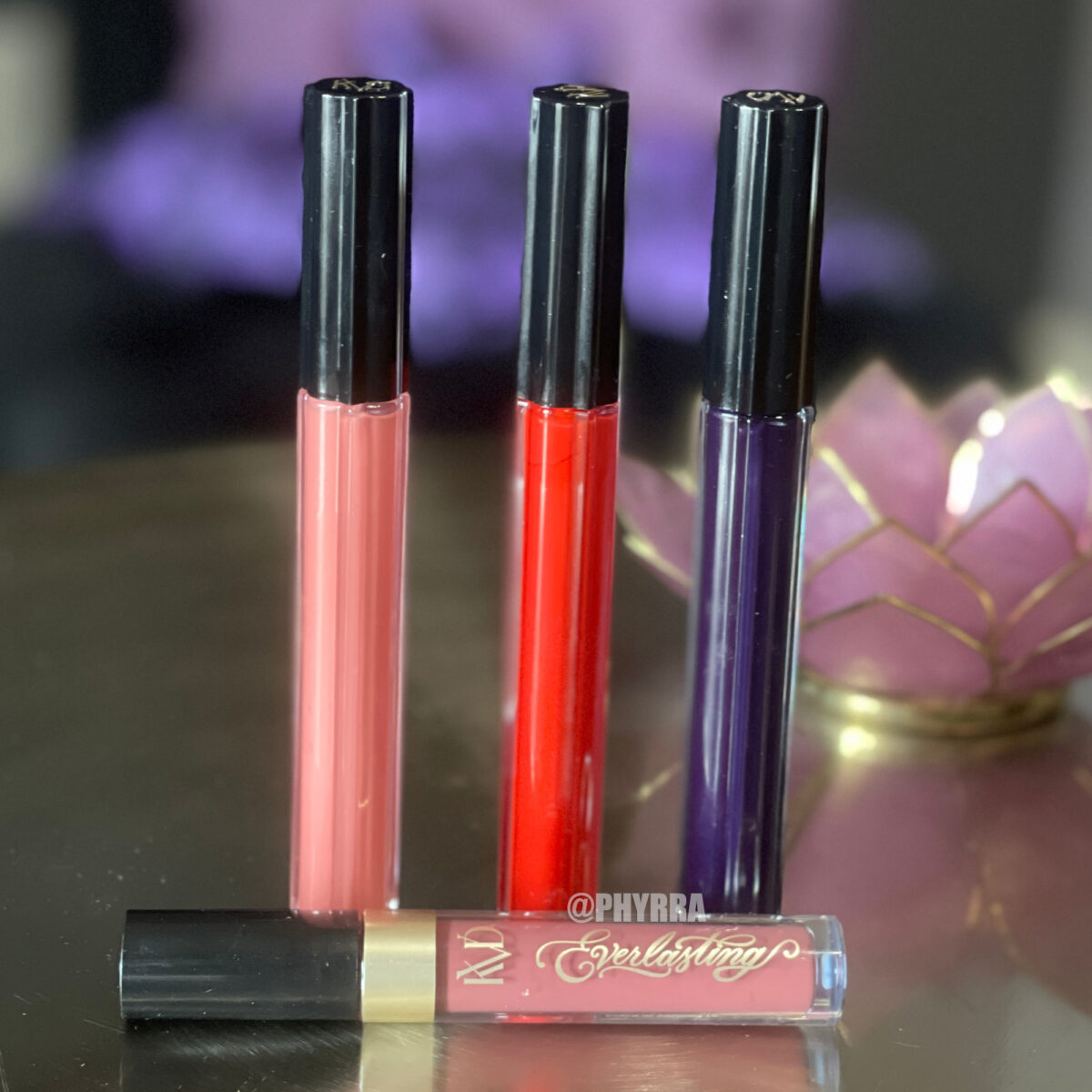 KVD Everlasting Hyperlight Liquid Lipstick Review and Swatches
