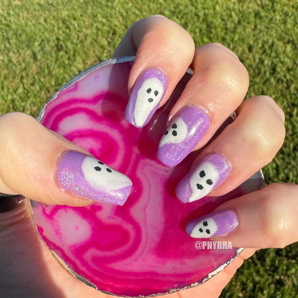 DIY Ghost Nails