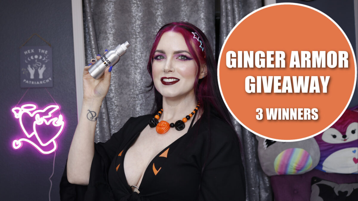 Hello beautiful creatures! Today we're introducing Ginger Armor's sponsored giveaway! Ginger Armor is a Leaping Bunny approved indie brand.