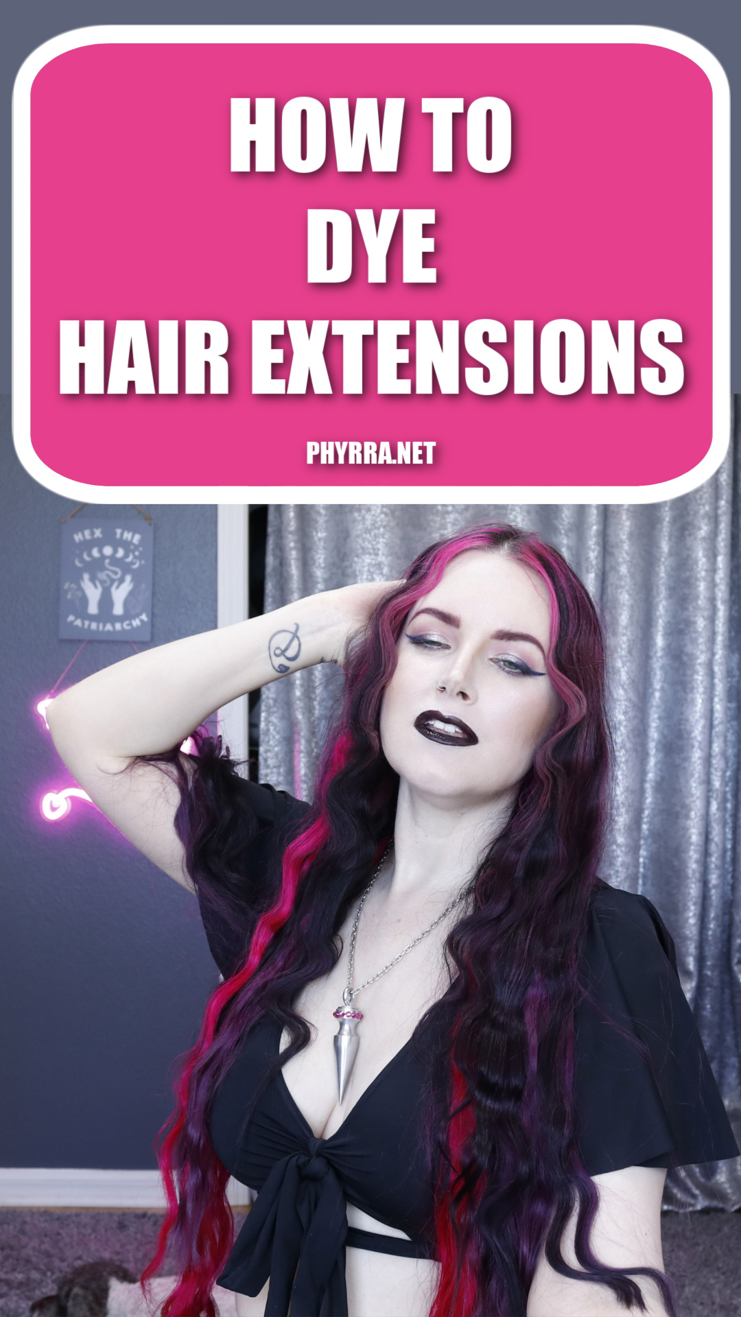 How to Dye Hair Extensions featuring Irresistible Me