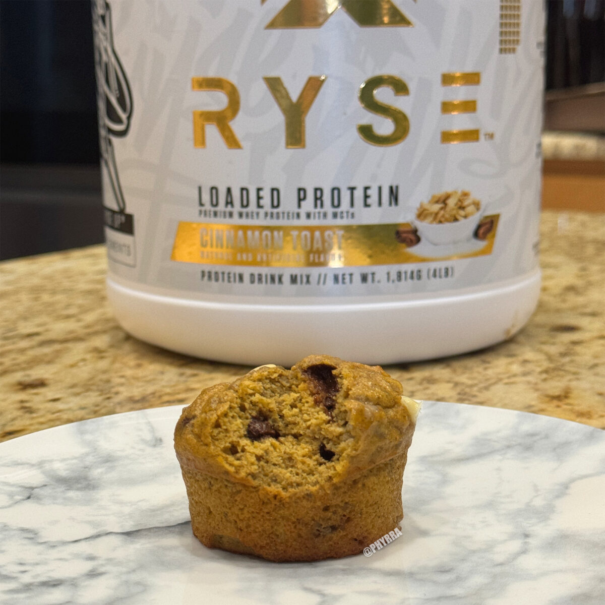 Protein Pumpkin Chocolate Chip Muffins recipe by Cordelia Frost