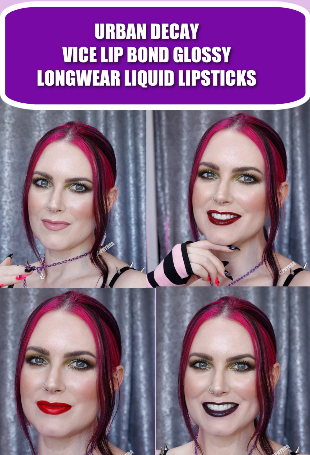 Urban Decay Vice Lip Bond Glossy Longwear Liquid Lipsticks Review
