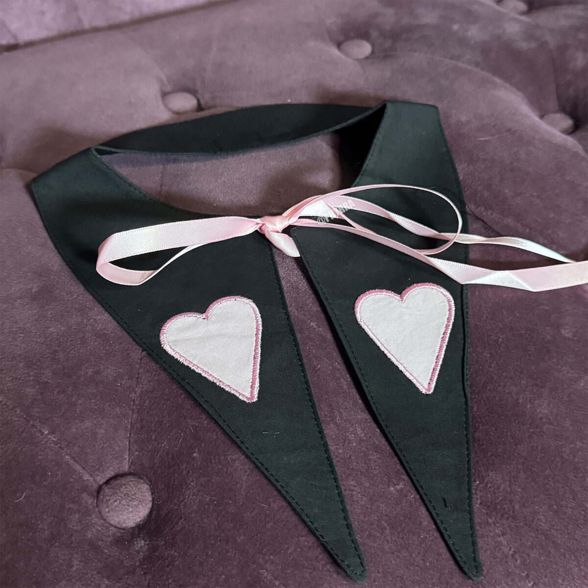 Queen of Hearts Goth Pastel Love Core Collar