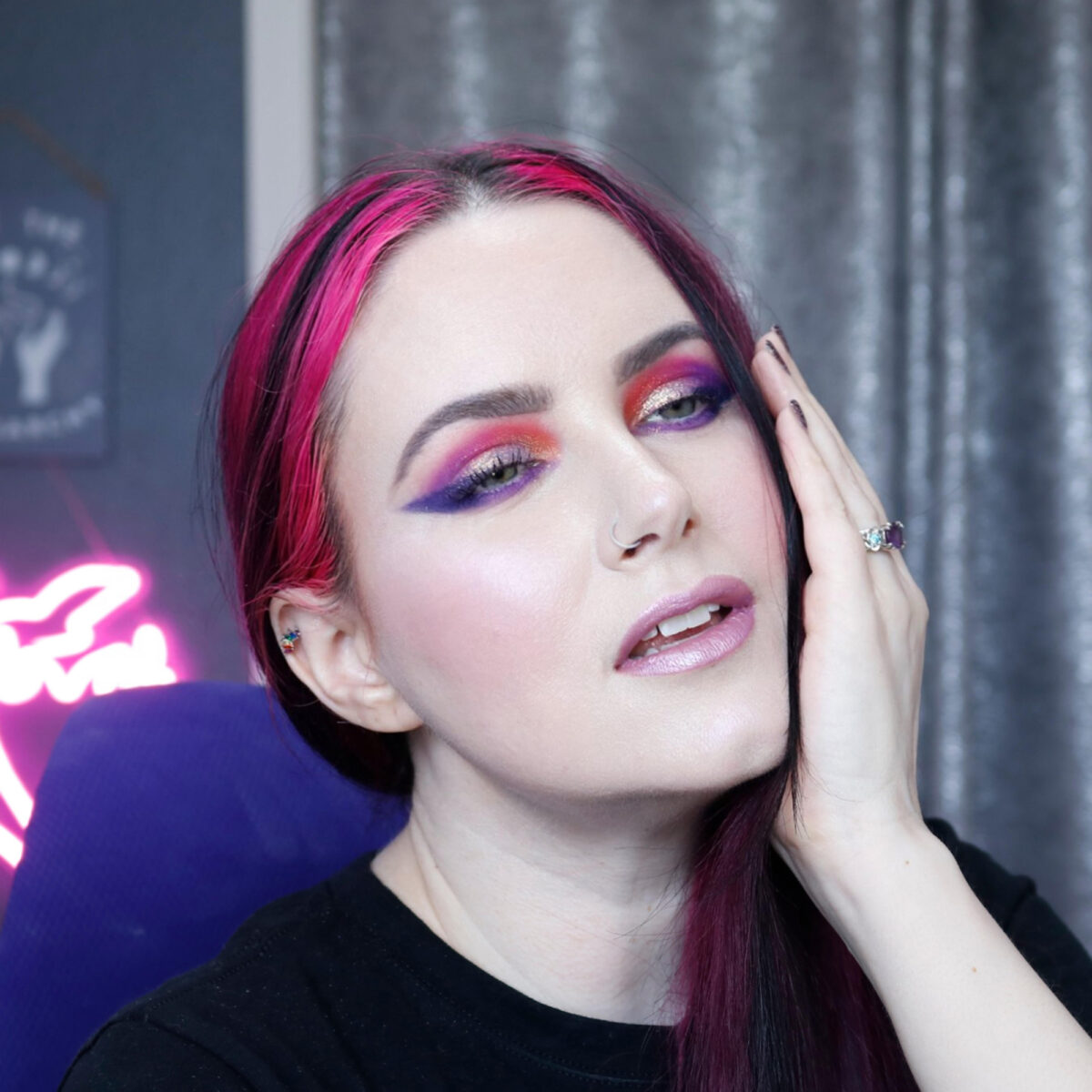 bright bold vegan makeup inspiration by Cordelia Frost