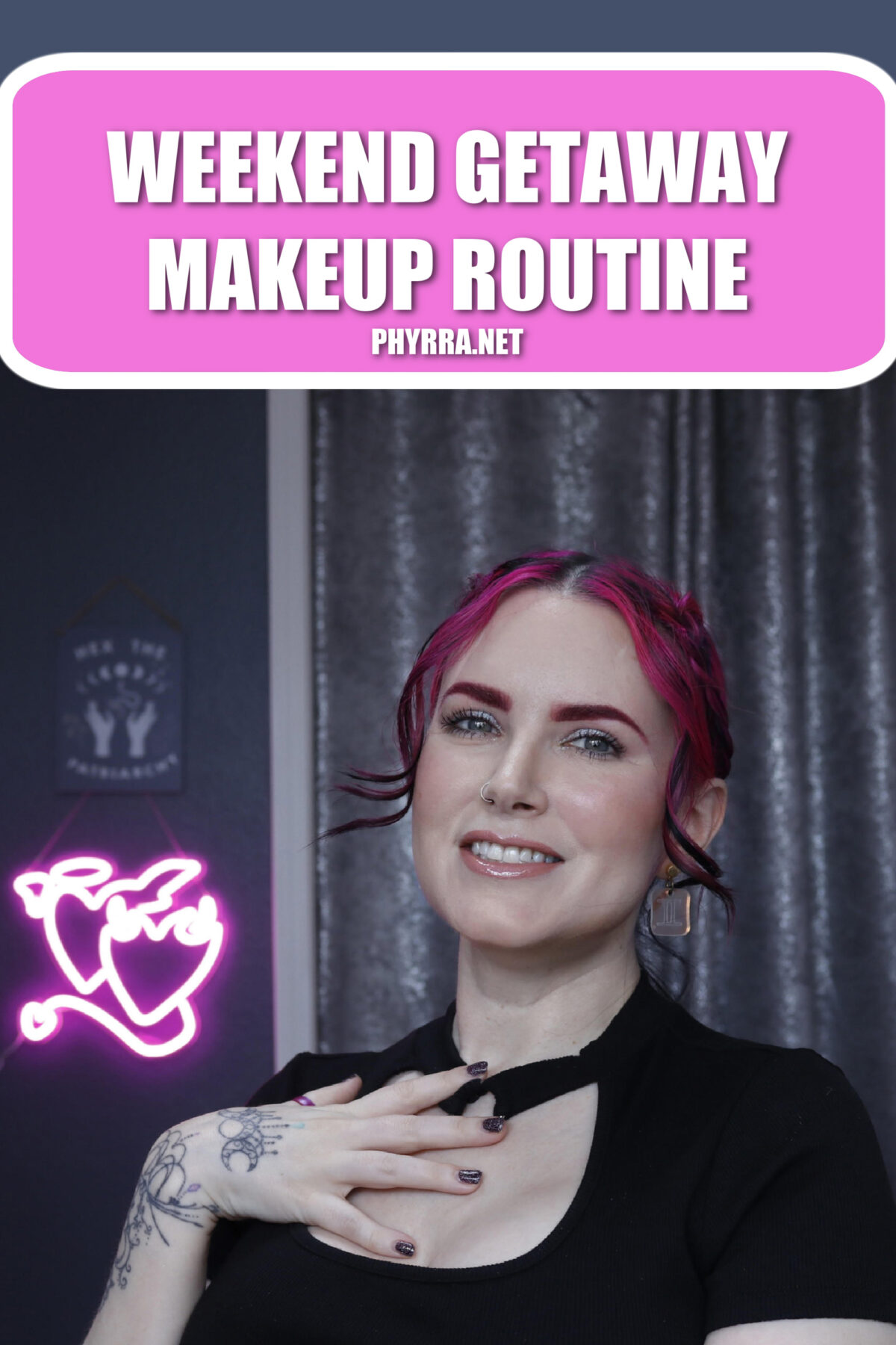weekend makeup routine 