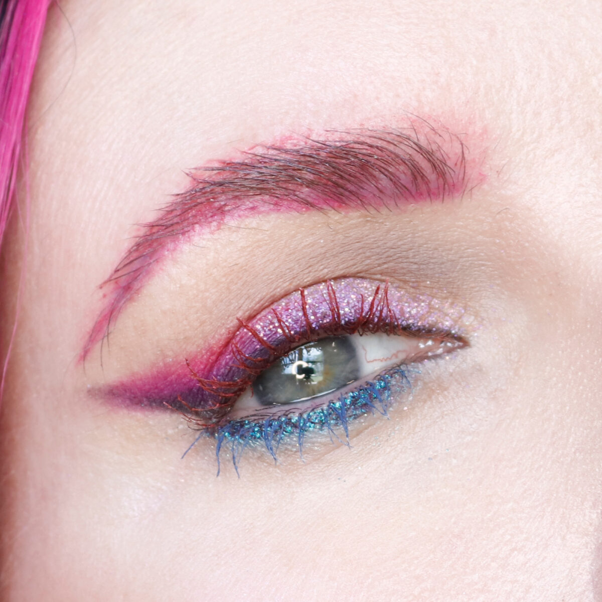 Bisexual Pride Eye Makeup Inspiration by Cordelia Frost