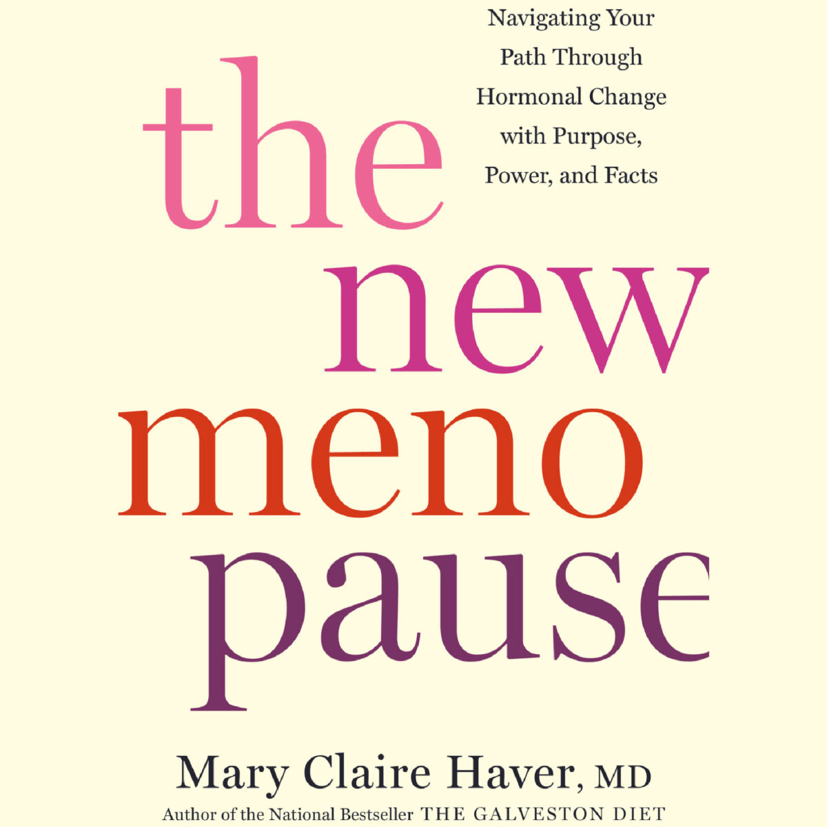 The New Menopause by Dr. Mary Claire Haver