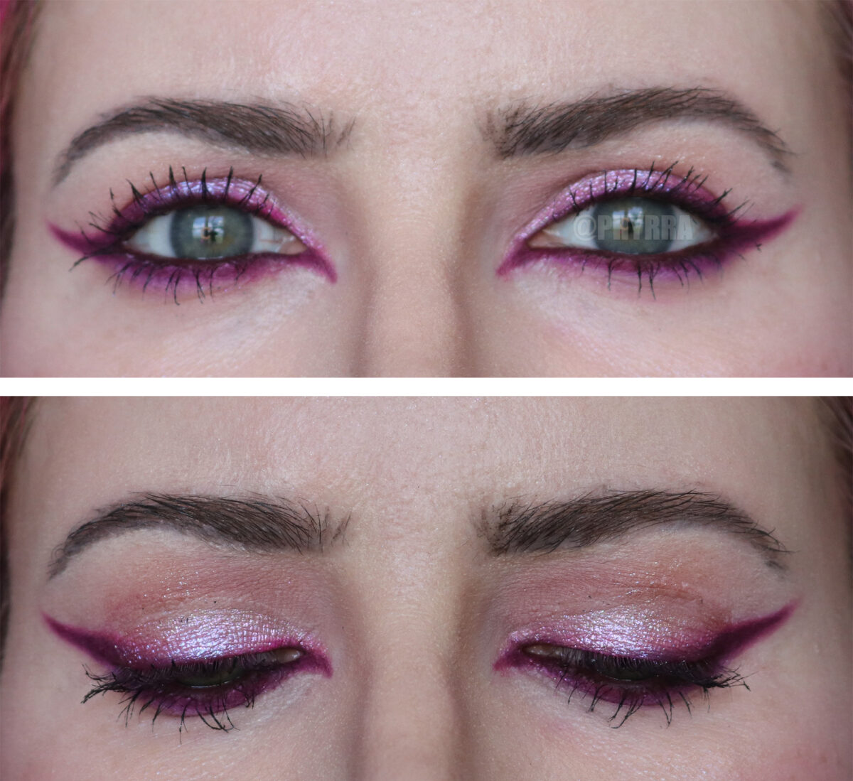 Graphic Neon Pink Liner Makeup Inspiration